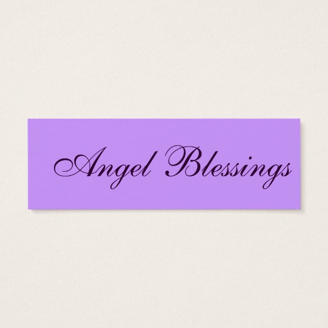 Angel Blessing Vintage Weihnachtsgeschenke Tags (Rückseite)