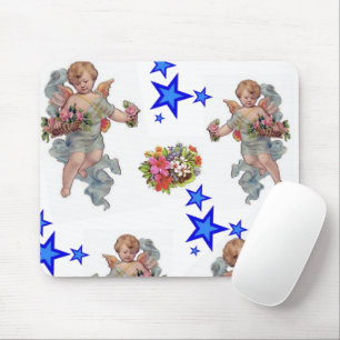 Angel Blue Stars Mouse Pad! Mousepad