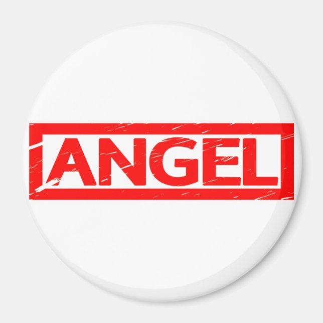 Angel-Briefmarke Magnet (Vorne)