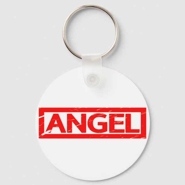 Angel-Briefmarke Schlüsselanhänger (Vorderseite)