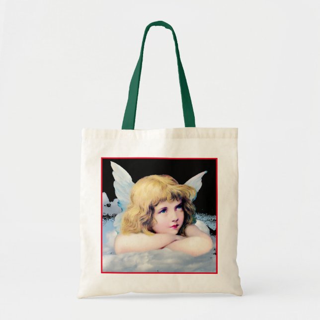 ANGEL BUDGET TOTE BAG CUSTOM NAME TRAGETASCHE (Vorne)