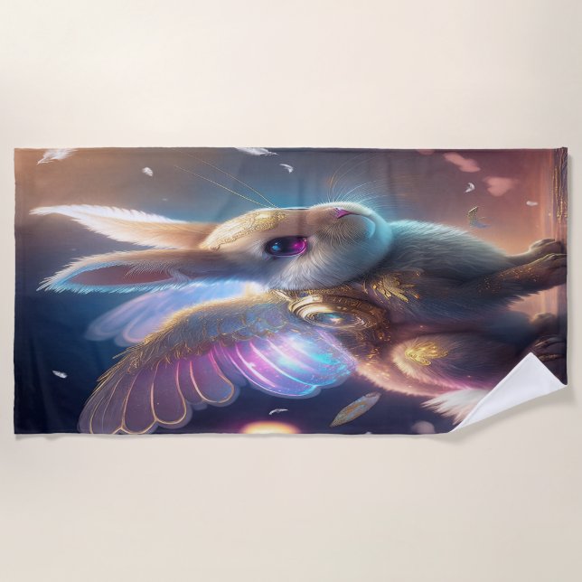 Angel Bunny Strandtuch (Vorderseite)
