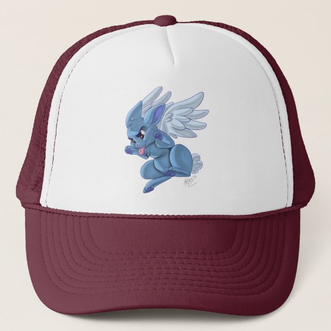 Angel Bunny Truckerkappe (Vorderseite)