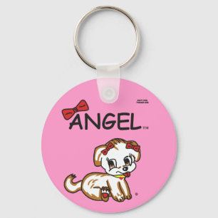 Angel Button Keychain Schlüsselanhänger