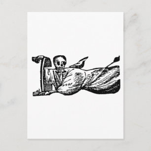 "Angel Calavera" um das späte 18. Jahrhundert Postkarte