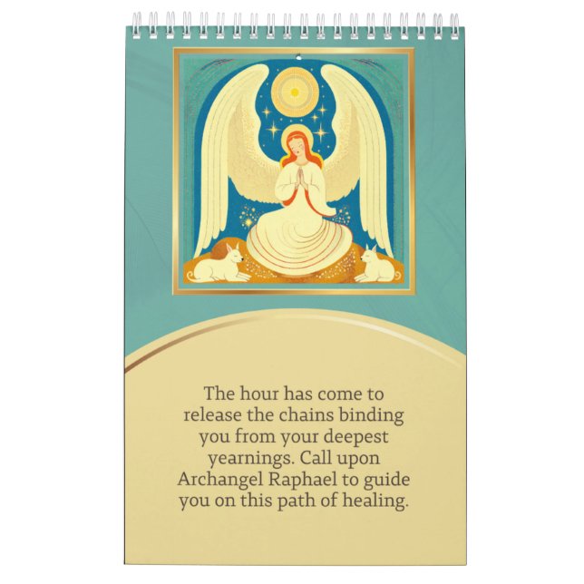 angel calendar kalender (Rückseite)