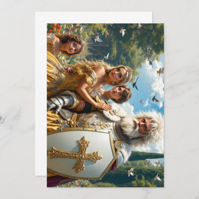 ANGEL CARD EINLADUNG (Vorne/Hinten)