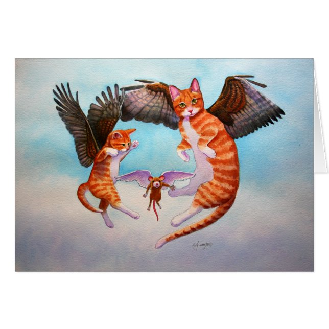 Angel Cat and Mouse Game (Vorderseite (Horizontal))