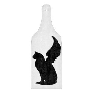 Angel Cat Cutting Board Schneidebrett