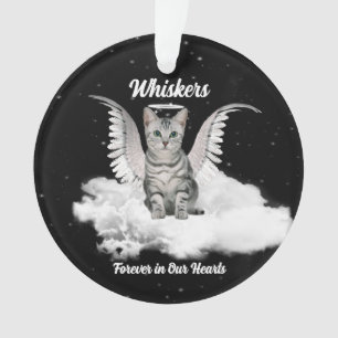 Angel Cat Pet Memorial Erinnerung Foto Ornament