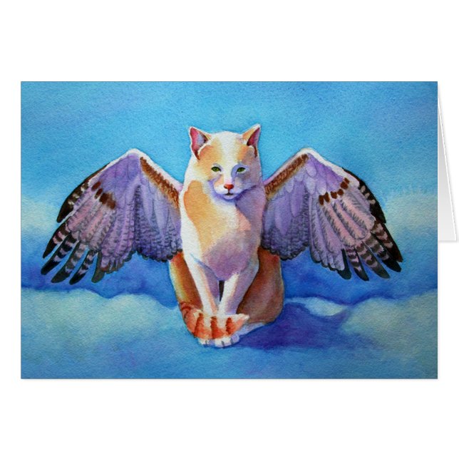 Angel Cat Red Schwanz Hawk (Vorderseite (Horizontal))