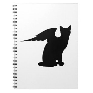 Angel Cat Spiral Notebook Notizblock