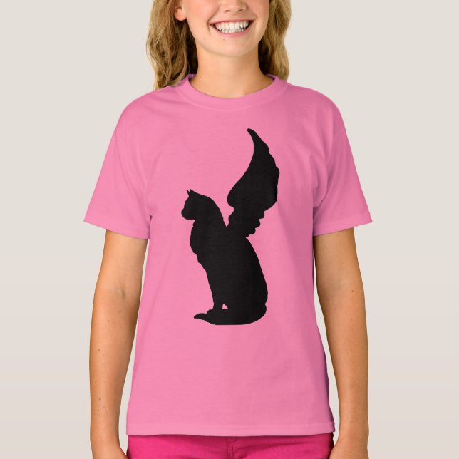Angel Cat T - Shirt (Vorderseite)