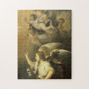 Angel & Cherubs (Einzelheiten der Ankündigung) Kun Puzzle