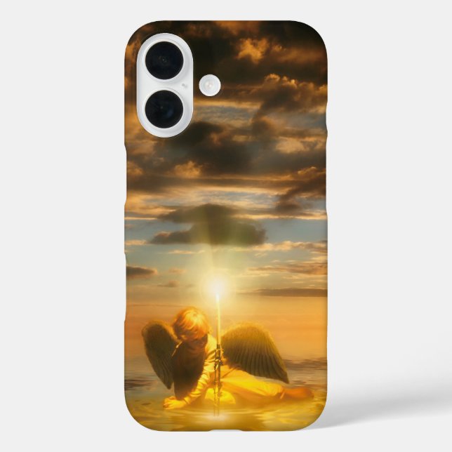 Angel Child LIGHT THE WORLD Case-Mate iPhone Hülle (Rückseite)