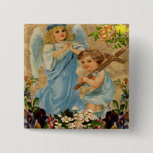 Angel Children Button