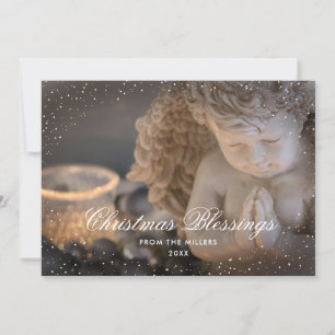 Angel Christian Christmas Winter Holiday Cards Feiertagskarte