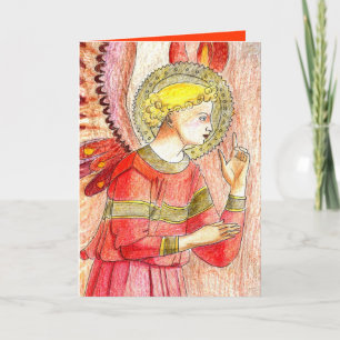 Angel Christmas Card Feiertagskarte