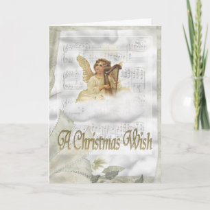 Angel Christmas Card Feiertagskarte