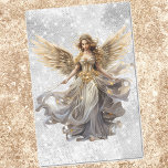 Angel Christmas Holiday Winter Watercolor Seidenpapier<br><div class="desc">Dieses Design kann durch Auswahl der Option Design bearbeiten personalisiert werden. Sie können auch auf andere Gegenstände übertragen. Kontaktieren Sie mich unter colorflowcreations@gmail.com oder nutzen Sie die Chat-Option oben auf der Seite, wenn Sie dieses Design auf einem anderen Produkt haben möchten oder Hilfe benötigen. Sehen Sie mehr von meinen Designs...</div>