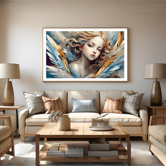 Angel Clara Modern Art Poster (Von Creator hochgeladen)