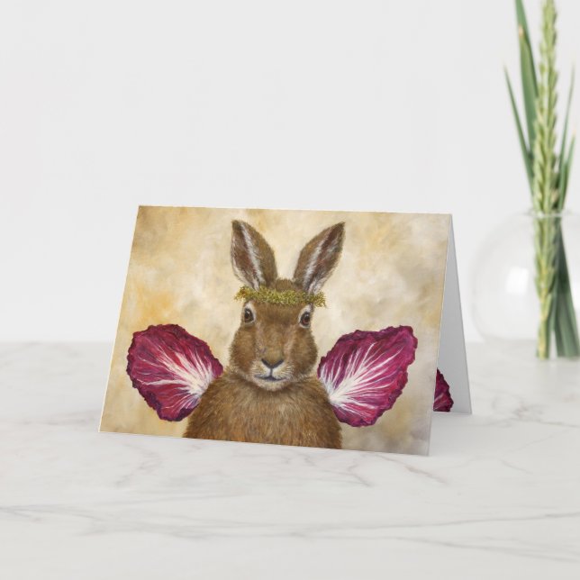 Angel Clare Weihnachtskarte Feiertagskarte (Vorderseite)