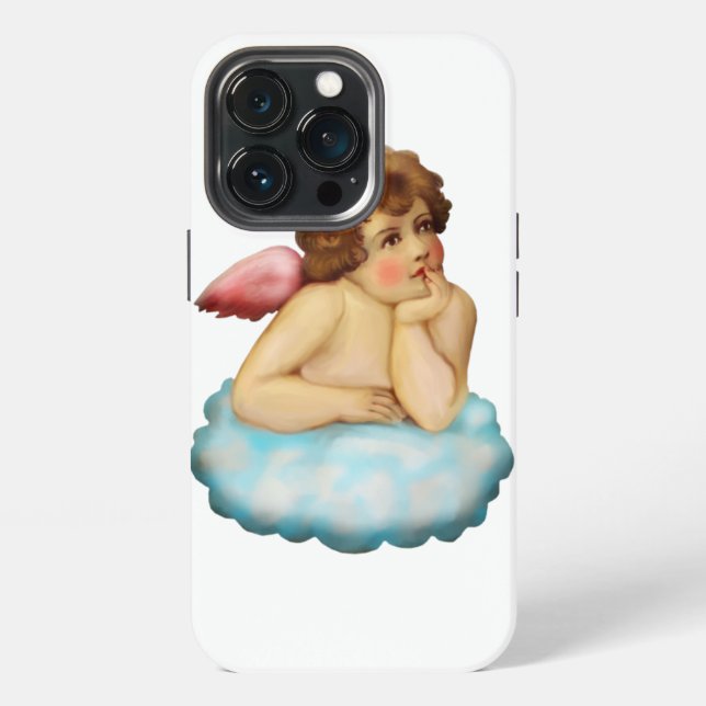 Angel Cloud Cupid iPhone Hülle (Hinten)