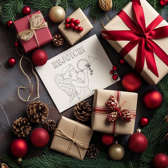 Angel Coloring Book Postcard genießen (Von Creator hochgeladen)