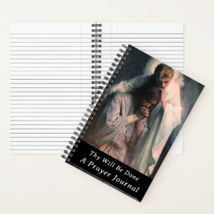Angel Comforting Jesus Prayer Journal Notizbuch