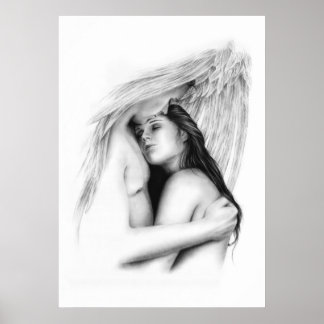 Angel Couple Soulmate Liebe Poster