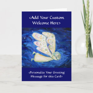 Angel Custom Holiday Note or Greeting Card Feiertagskarte