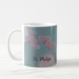 Angel Dank Dr. Nurse Watercolor Herzname Kaffeetasse