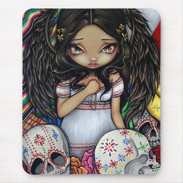 "Angel de Los Muertos" Mousepad (Vorne)