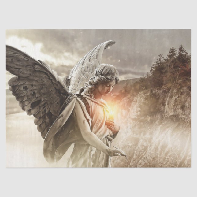 Angel Decoupage Tissue Paper Seidenpapier (Vorderseite)