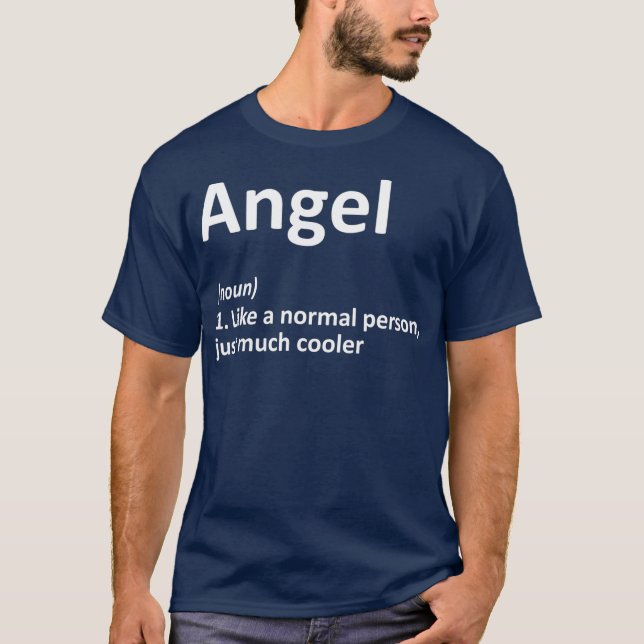 ANGEL Definition Personalisiert Name Funny Gift T-Shirt (Vorderseite)