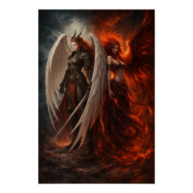 Angel & Demon – Embodiment of Duality Poster (Vorderseite)