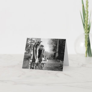 Angel der Grußkarte zur Zählung Karte