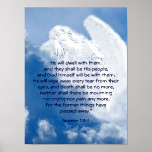 Angel der Inspiration-Schrift Poster