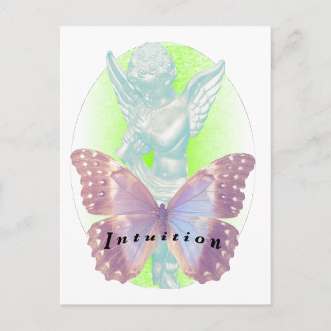 ANGEL DER INTUITION POSTKARTE (Vorderseite)