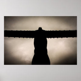 Angel der Nordsilouette Poster