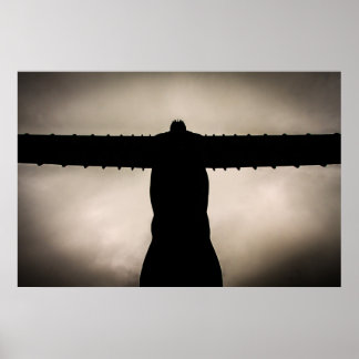 Angel der Nordsilouette Poster