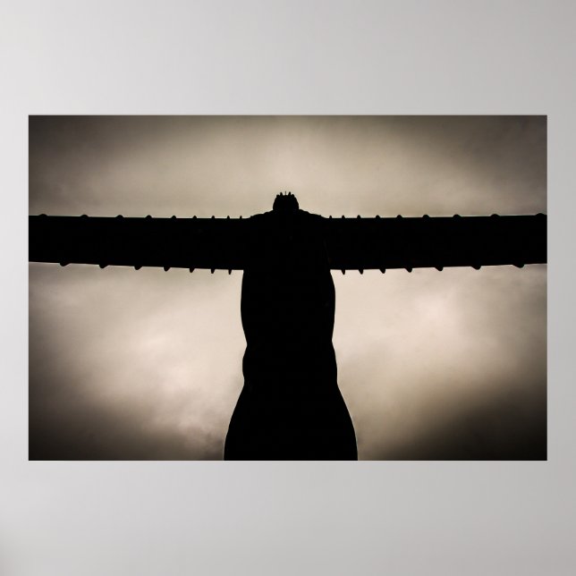 Angel der Nordsilouette Poster (Vorne)