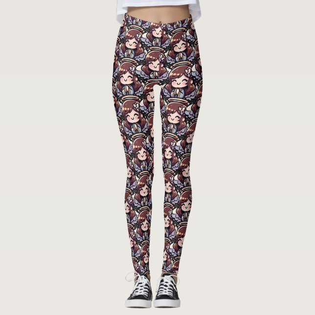 Angel der Tscherubischen Halbinsel - Engel, Kawaii Leggings (Vorderseite)