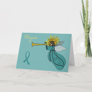 Angel der Weihnachtskarte der Hoffnung Feiertagskarte