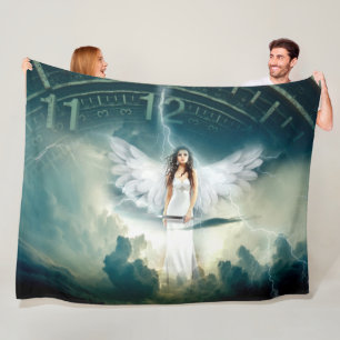 ANGEL DER ZEIT FLEECEDECKE