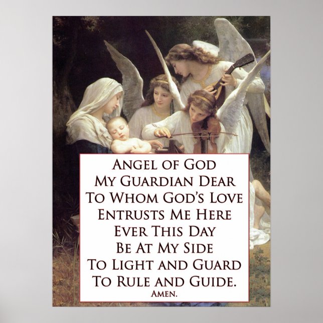 Angel des Gottgebet Poster (Vorne)