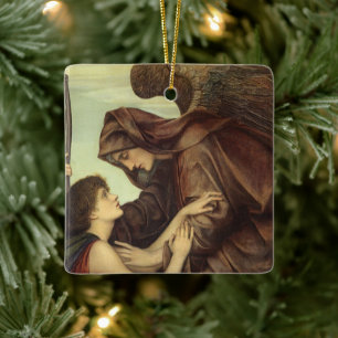 Angel des Todes von Evelyn De Morgan Keramikornament