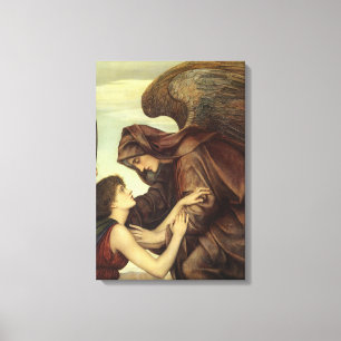 Angel des Todes von Evelyn De Morgan Leinwanddruck