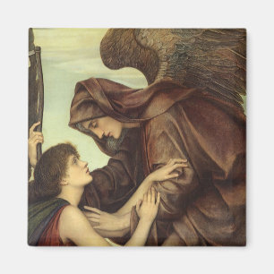 Angel des Todes von Evelyn De Morgan Magnet