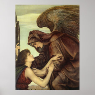 Angel des Todes von Evelyn De Morgan Poster